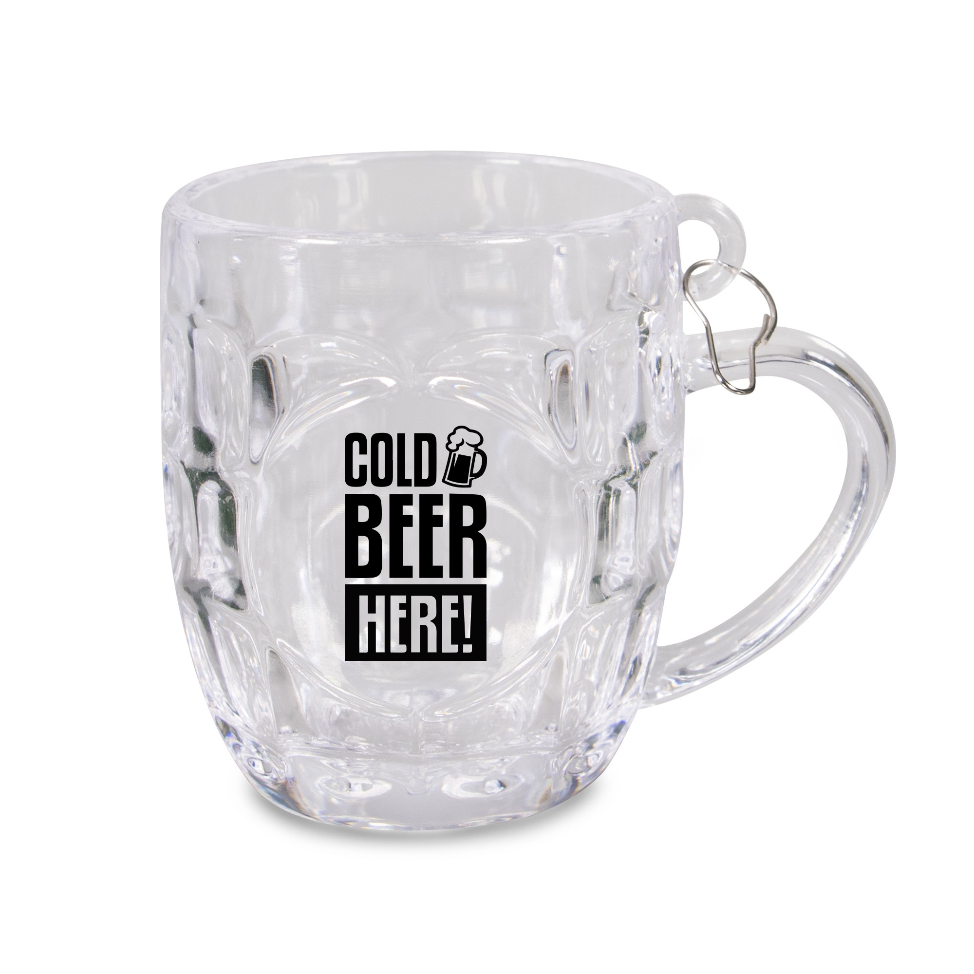 Clear Beer Mug Medallion