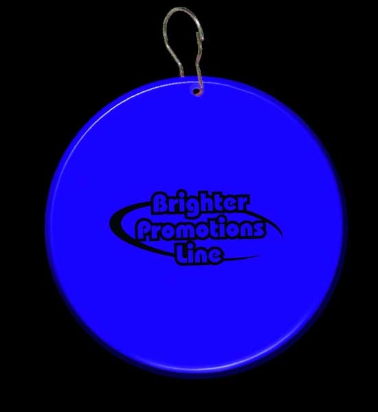 Blue Circle Plastic Medallion Badges