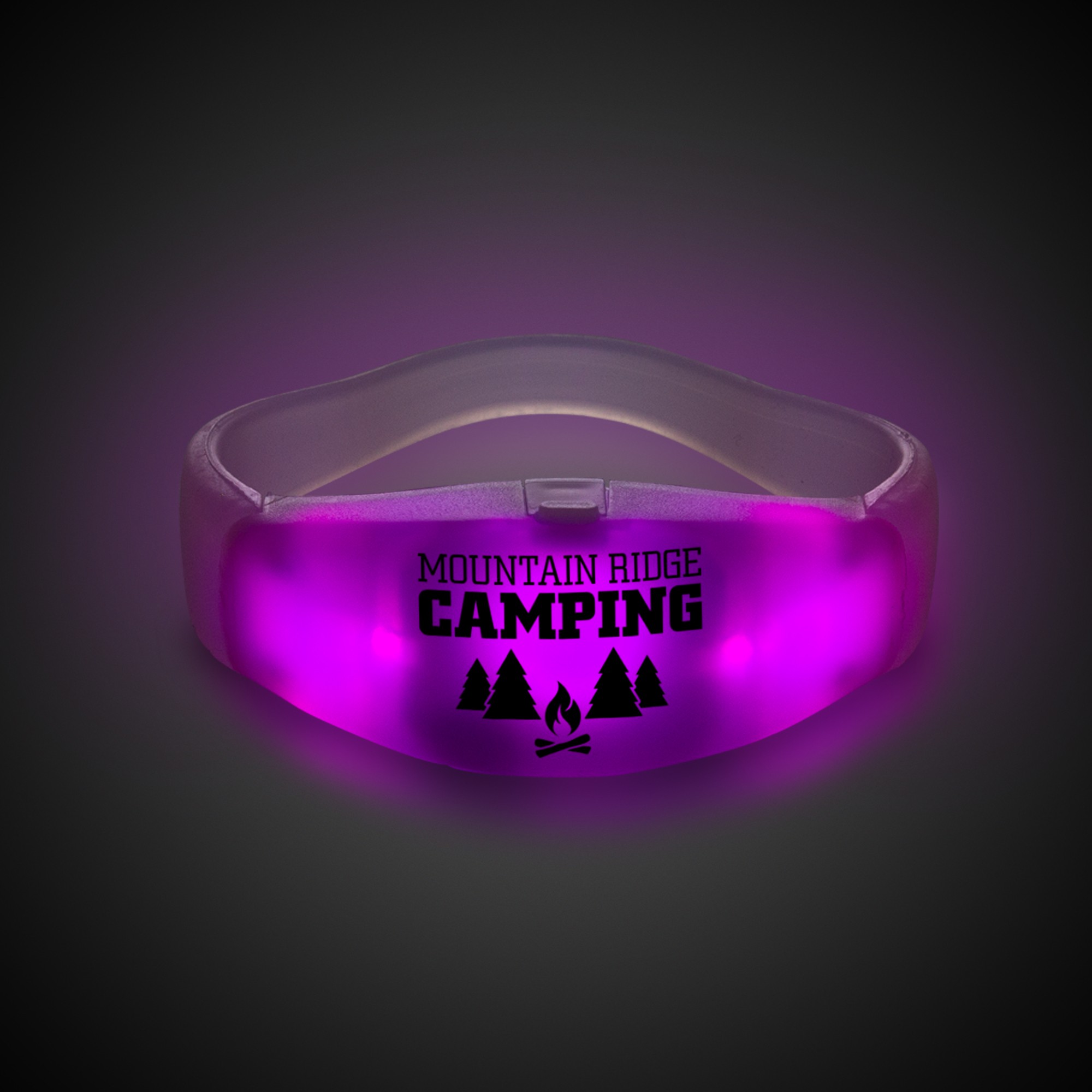 Pink LED Stretchy Bangle Bracelets