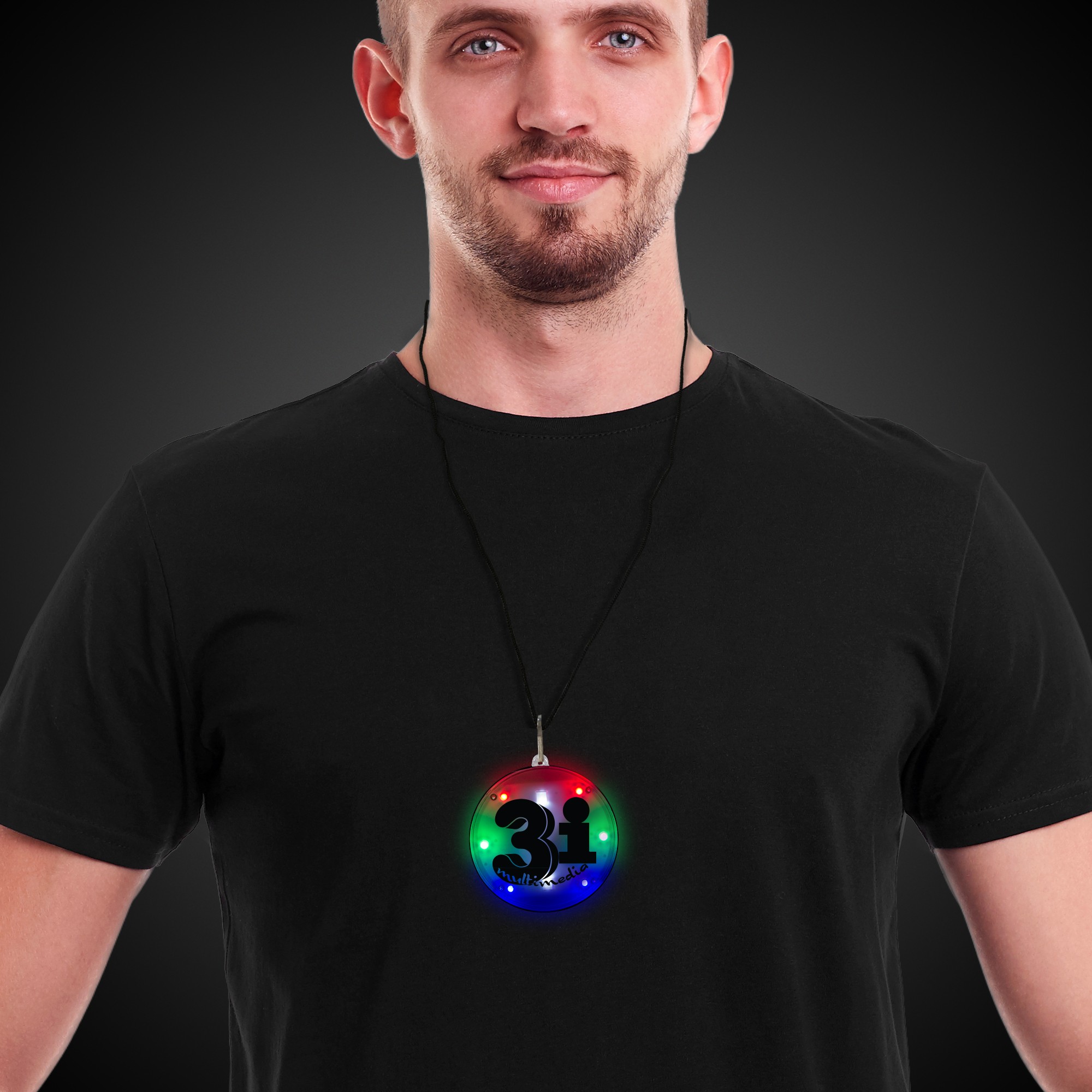 LED Disc Badge Medallion