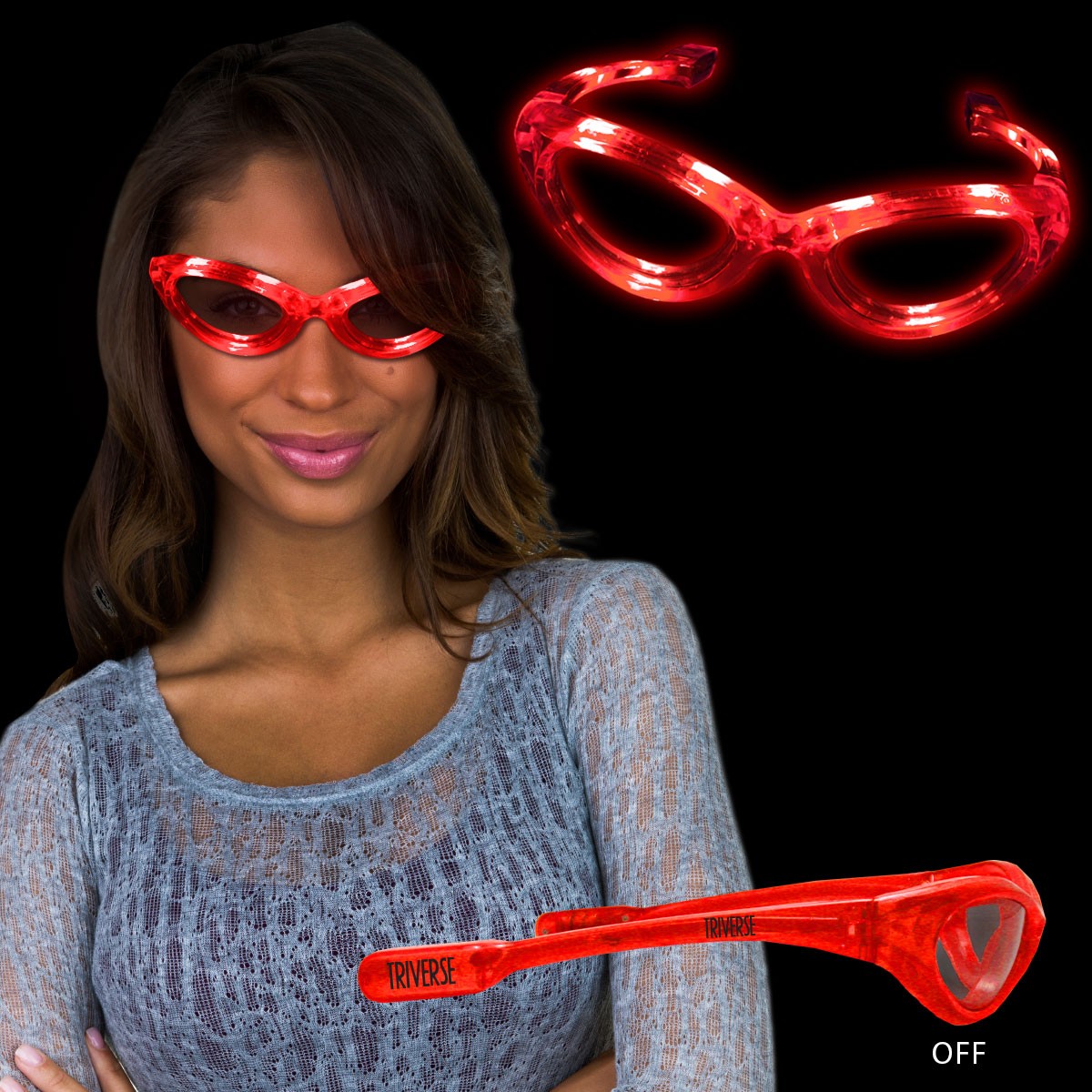 Red LED Sunglasses 