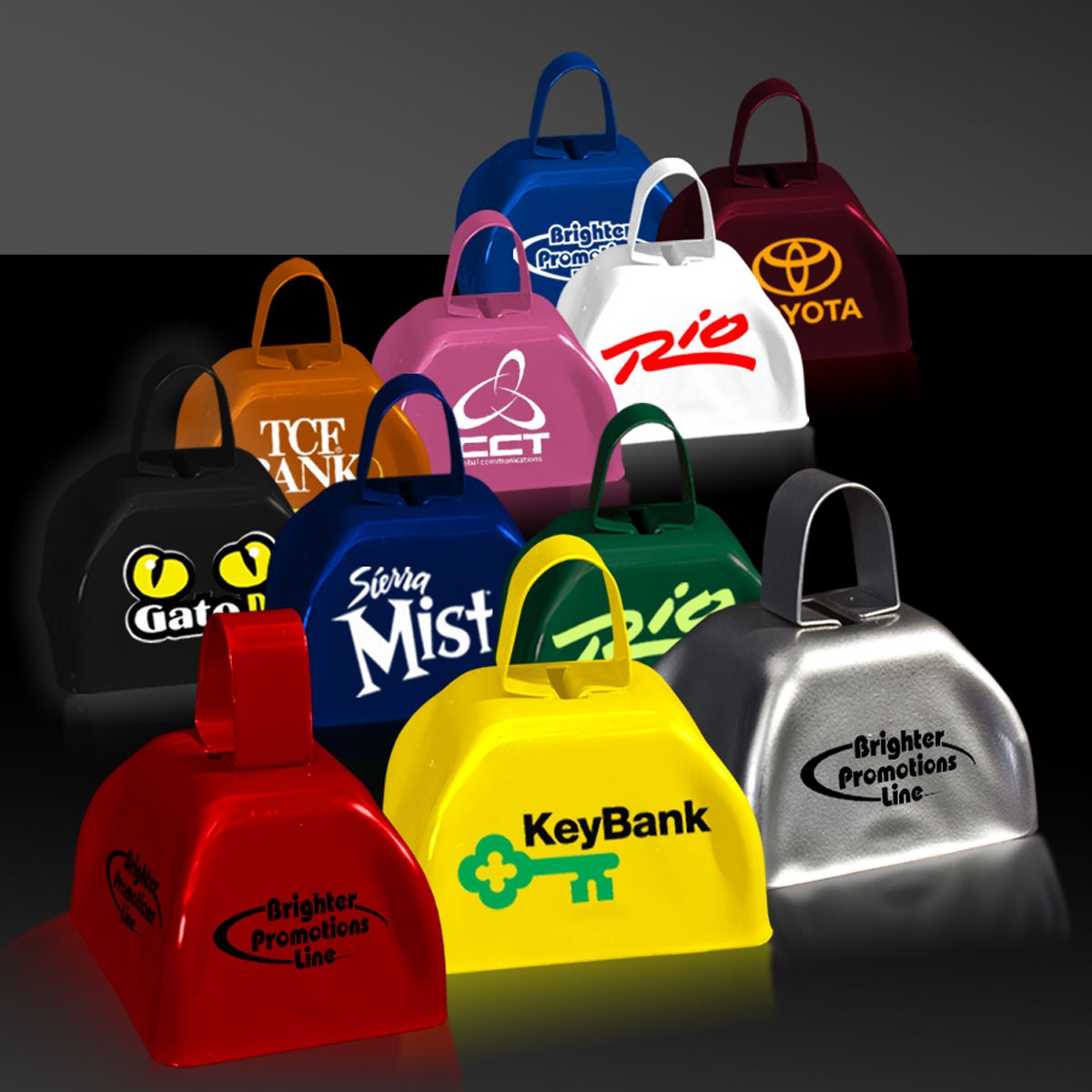 3" Metal Cowbells