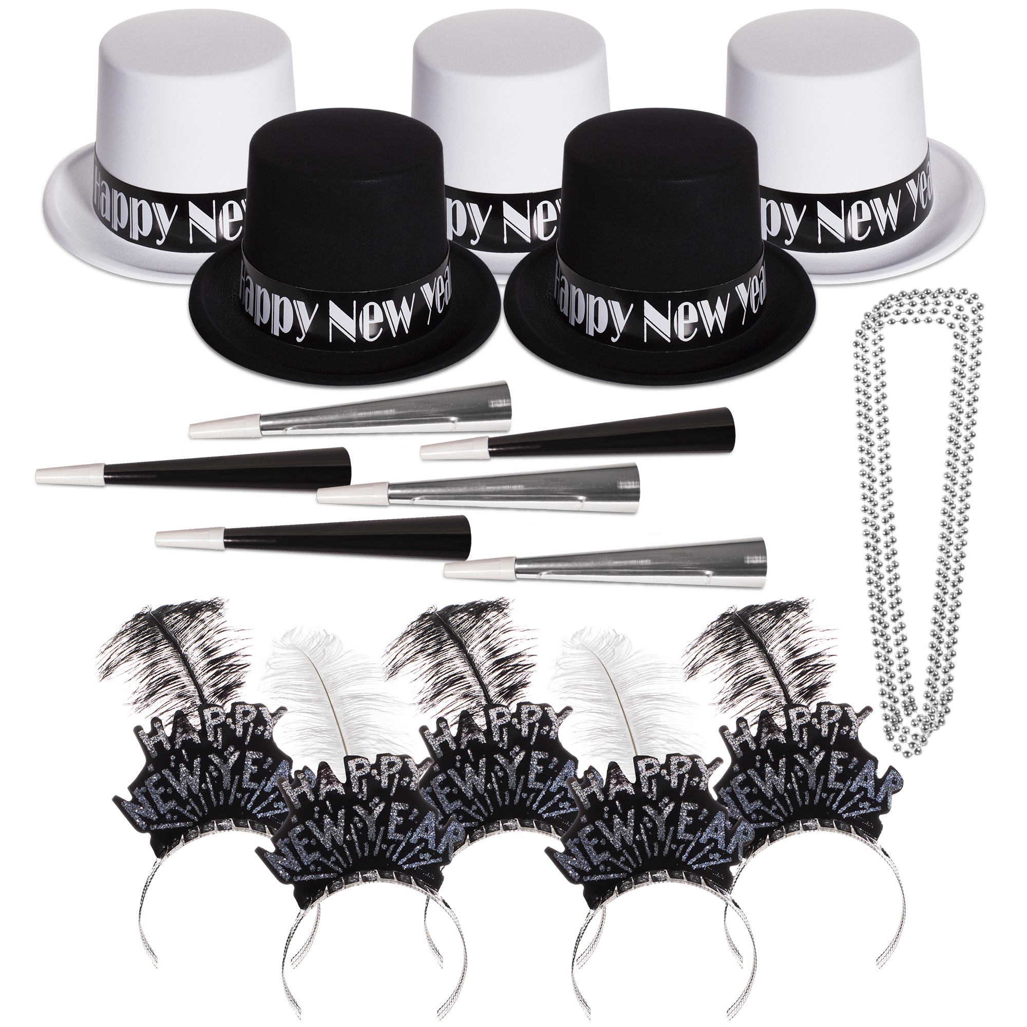All That Jazz New Year's Party Kit for 50 People 