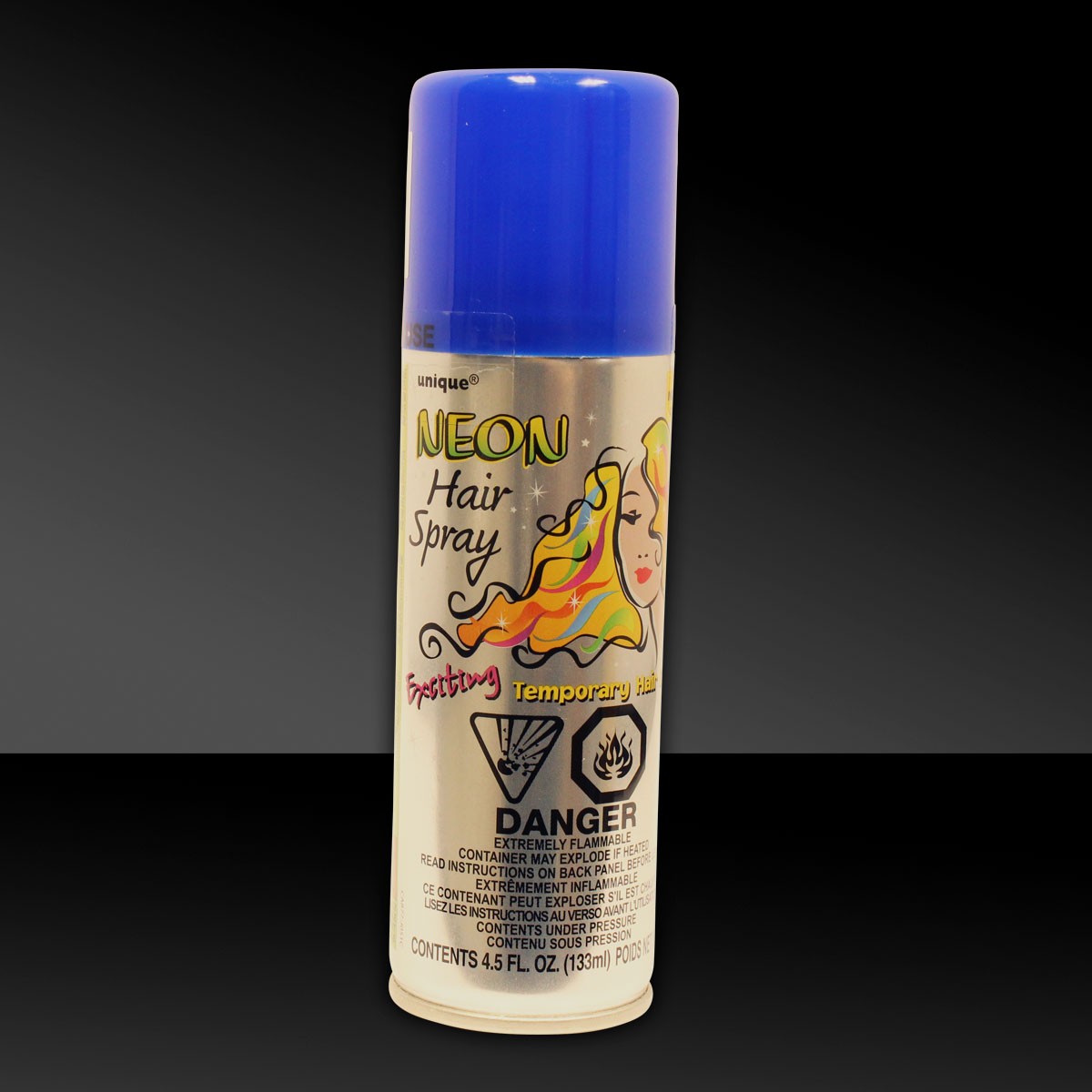 Blue Colored Hair Spray
