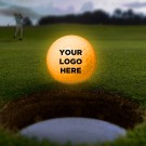 Yellow Night Flyer Golf Ball