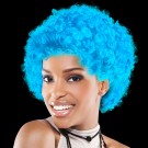 Light Blue Team Spirit Wigs