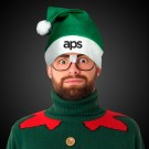 Green Felt Santa Hats 