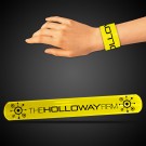 8 3/4" Yellow Slap Bracelets
