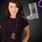 Western Boot Shot Glass Medallion