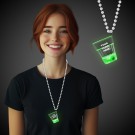 Jade LED 2oz Shot Glass Medallion