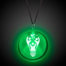 Green Lighted Badges with J - Hook