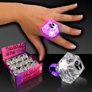 Flashing Jewel Ring - 1 3/8"