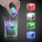 Imprinted Liquid Activated Light Up Ice Cubes - Variety of Colors