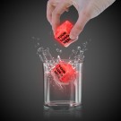 Imprinted RED Lited Ice Cubes