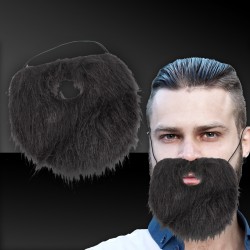 Black Beard with Elastic Band 