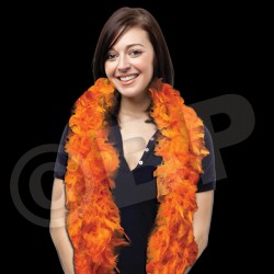 Orange Feather Boa 