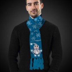 Snowman LED Scarf
