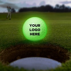 Green Night Flyer Golf Ball 