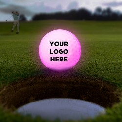 Pink Night Flyer Golf Ball 