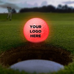 Red Night Flyer Golf Ball 