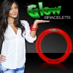 Red Superior 8" Glow Bracelets 