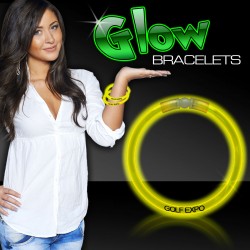 Yellow Superior 8" Glow Bracelets 