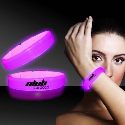 Pink Deluxe Triple Wide 9 Inch Glow Bracelet 