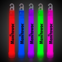 6" Assorted Premium Glow Sticks, 25 Per Bag