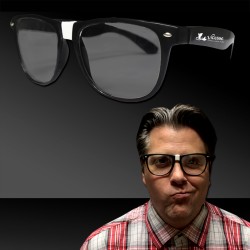 Black Frame Nerd Eyeglasses 