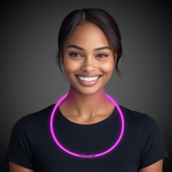 Pink Glow Necklaces 