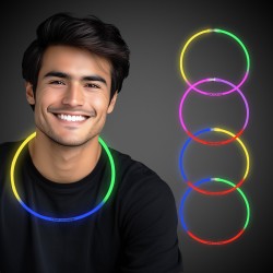 Tri Color 22" Glow Necklaces
