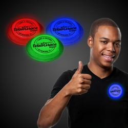 3" Glow Circle Badges 