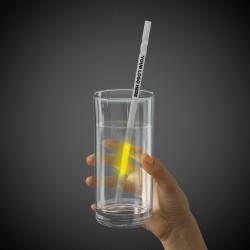 Yellow 9" Glow Motion Straws