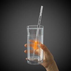 Orange 9" Glow Motion Straws