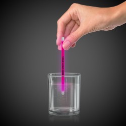 Pink 5" Glow Swizzle Sticks/Drink Stirrers 