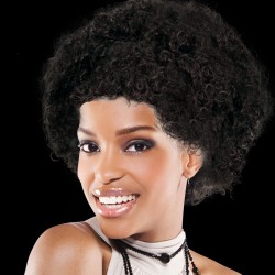 Black Team Spirit Wigs