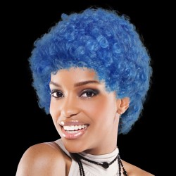 Blue Team Spirit Wigs