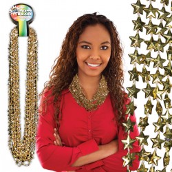 Gold Star Beads