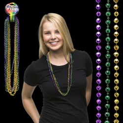 Disco Ball Mardi Gras Beads 