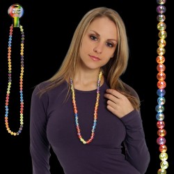 Rainbow Beaded Necklace 
