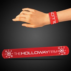 8 3/4" Red Slap Bracelets
