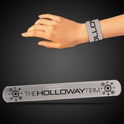8 3/4" Silver Slap Bracelets