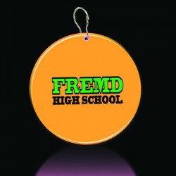 Gold Circle Plastic Medallion Badges