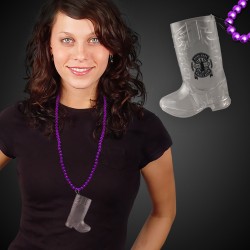 Western Boot Shot Glass Medallion