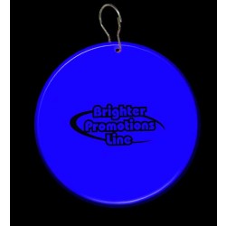 Blue Circle Plastic Medallion Badges