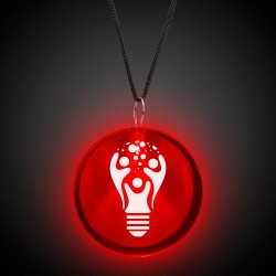 Red Lighted Badges with J - Hook