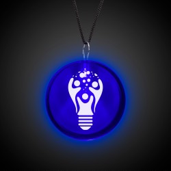Blue Lighted Badges with J - Hook