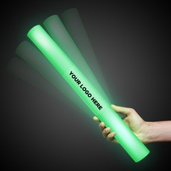 Green LED Foam 16 Inch Lumiton Batons