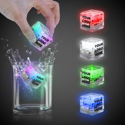 Imprinted Liquid Activated Light Up Ice Cubes - Variety of Colors
