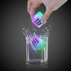 Imprinted RAINBOW Lited Ice Cubes